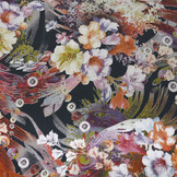 100% Viscose Flower Bouquet Multicolor