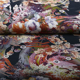 100% Viscose Flower Bouquet Multicolor