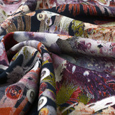 100% Viscose Bloemenboeket Multicolor