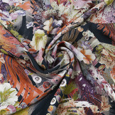 100% Viscose Flower Bouquet Multicolor