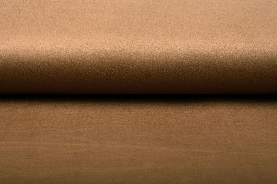 Leichtes Alcantara Suedine Cognac