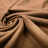 Leichtes Alcantara Suedine Cognac