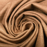 Leichtes Alcantara Suedine Cognac