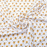 Baumwolljersey  Gießkannen Ocker