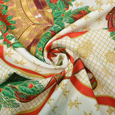 Christmas Fabric Big Christmas Bell Green