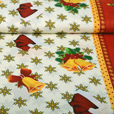 Christmas Fabric Snowflakes Red