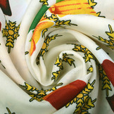 Christmas Fabric Snowflakes Red