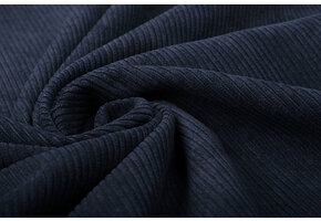 Cordstoff 8 W Marineblau