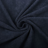 Rib Fabric 8 W Corduroy Navy Blue