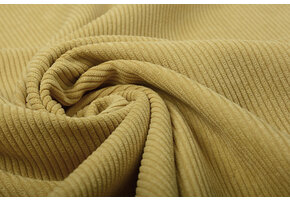 Rib Fabric 8 W Corduroy Ocher Yellow