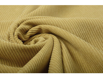 Rib Fabric 8 W Corduroy Ocher Yellow