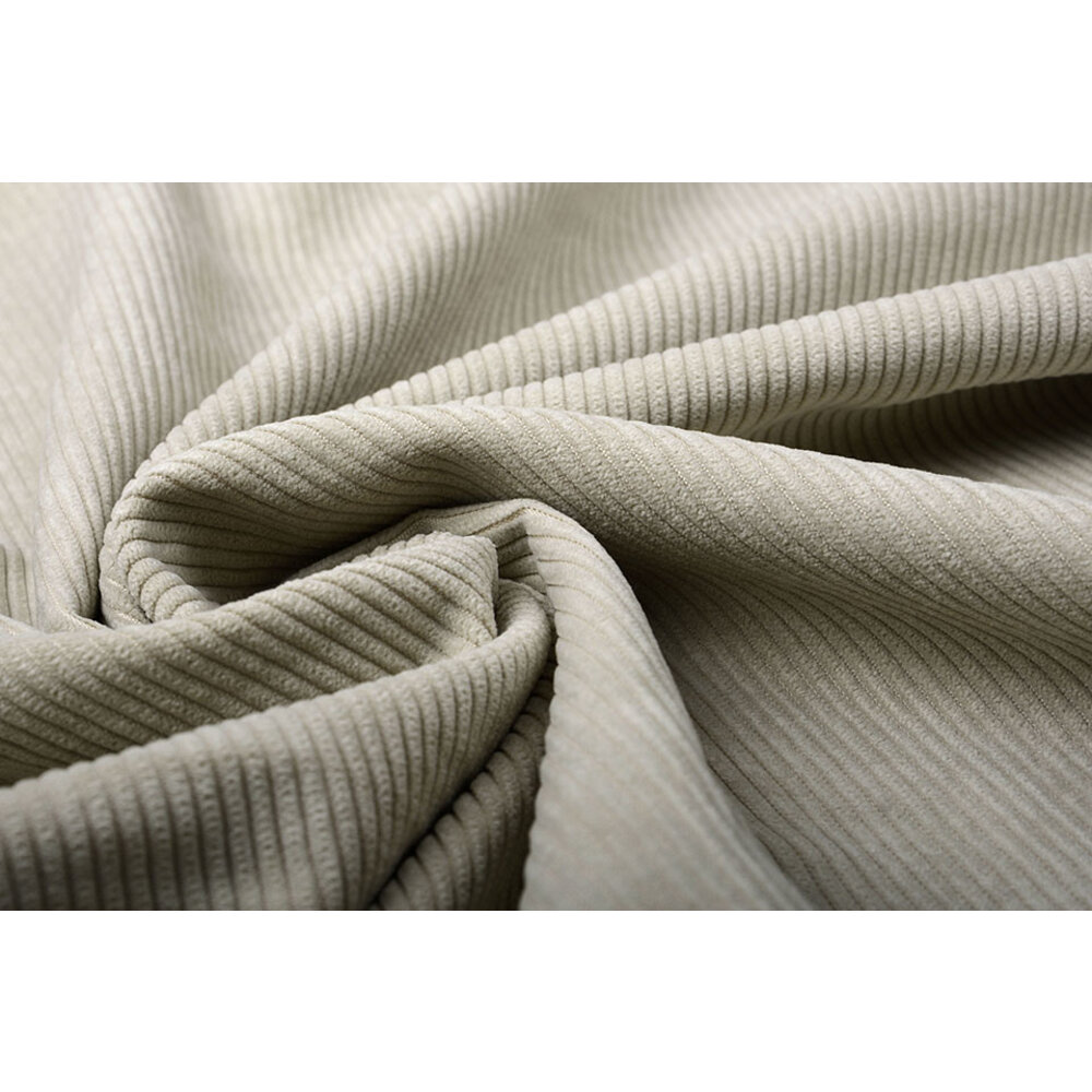 Rib Fabric 8 W Corduroy Beige - YES Fabrics