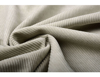 Cordstoff 8 W Beige