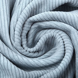 Cordstoff 8 W Grau Blau