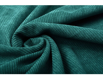 Rib Stof 8 W Corduroy Zeegroen