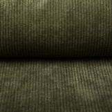 Rib Fabric 8 W Corduroy Army Green