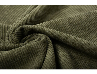 Rib Fabric 8 W Corduroy Army Green