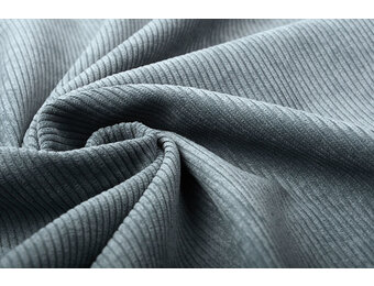 Rib Fabric 8 W Corduroy Grey