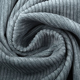 Cordstoff 8 W Grau