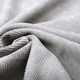 Rib Stof 8 W Corduroy Licht Grijs