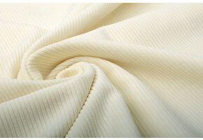 Rib Fabric 8 W Corduroy Creme