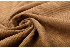 Rib Fabric 8 W Corduroy Mocha Brown