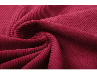 Rib Fabric 8 W Corduroy Wine Red