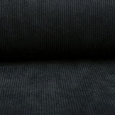 Rib Fabric 8 W Corduroy Black