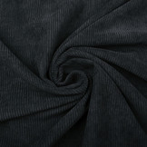 Rib Stof 8 W Corduroy Zwart