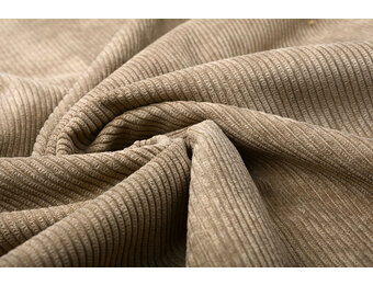 Cordstoff 8 W Taupe