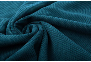 Rib Fabric 8 W Dark Petrol