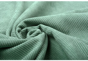 Rib Stof 8 W Corduroy Oud Groen