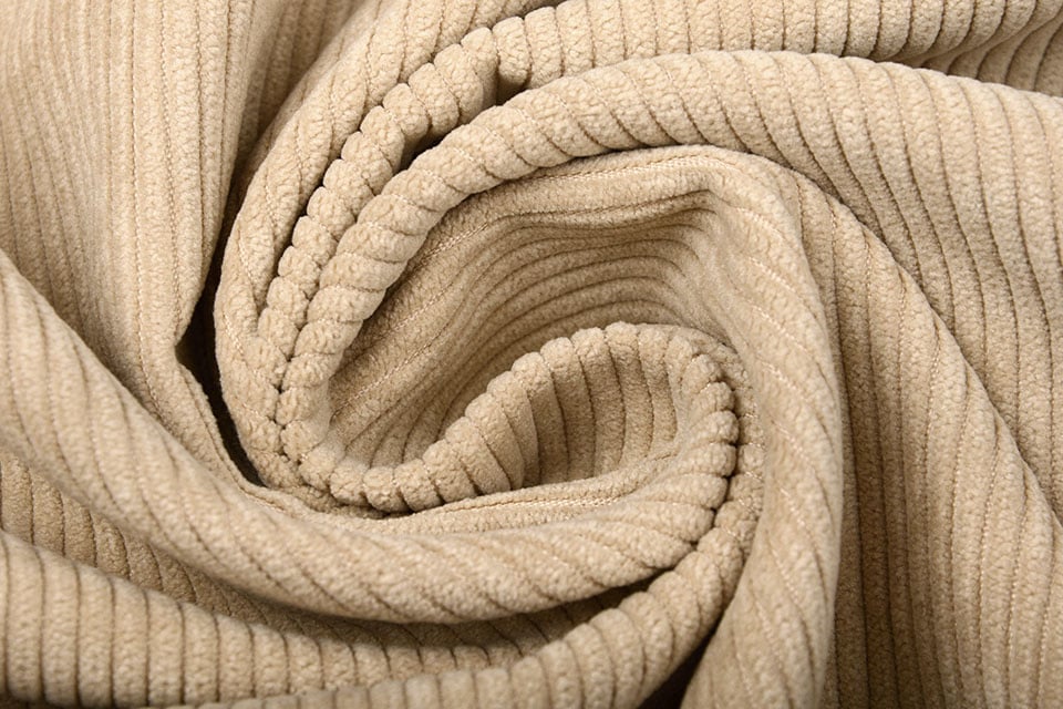 Rib Fabric 8 W Corduroy Sand