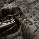 Alcantara, Suede, Suedine with Lacquer Crocodile Dark Brown