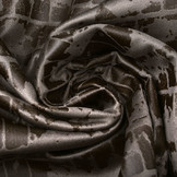 Alcantara, Suede, Suedine with Lacquer Crocodile Dark Brown