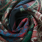 100% Viscose Waaierblad Multicolor