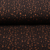 100% Viscose Little Spots Black