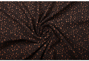 100% Viskose Little Spots Schwarz