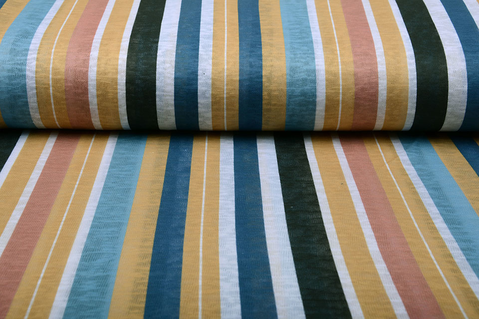 Linenlook Jersey Stipes Multicolor
