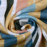 Linnenlook Jersey Strepen Multocolor