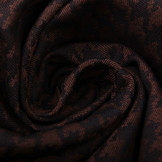 Stretch Katoen Pied de Poule Brique