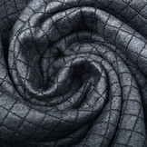 Gebreide Dubbeldoek Tricot Grijs Melange