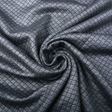 Gebreide Dubbeldoek Tricot Grijs Melange