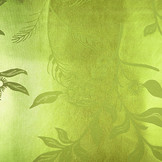 Printed Lamé Lime Green