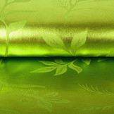 Printed Lamé Lime Green