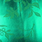 Bedruckt Lamé Grasgrün