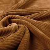 Cotton Jersey Corduroy Wide Mocha Brown