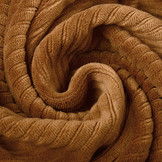 Cotton Jersey Corduroy Wide Mocha Brown