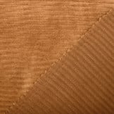 Cotton Jersey Corduroy Wide Mocha Brown