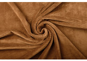 Cotton Jersey Corduroy Wide Mocha Brown